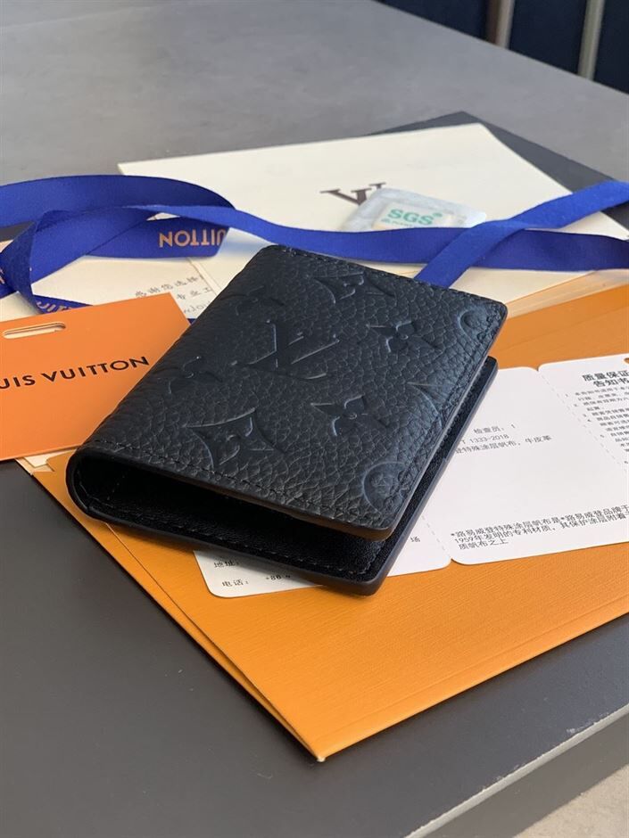 LOUIS VUITTON POCKET ORGANIZER MONOGRAM SHADOW LEATHER