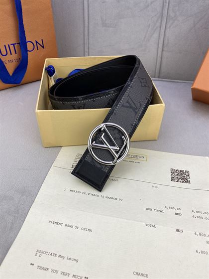 LOUIS VUITTON REVERSIBLE BELT CIRCLE - LBE068