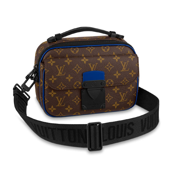 LOUIS VUITTON S LOCK MESSENGER MONOGRAM MACASSAR - LVB047