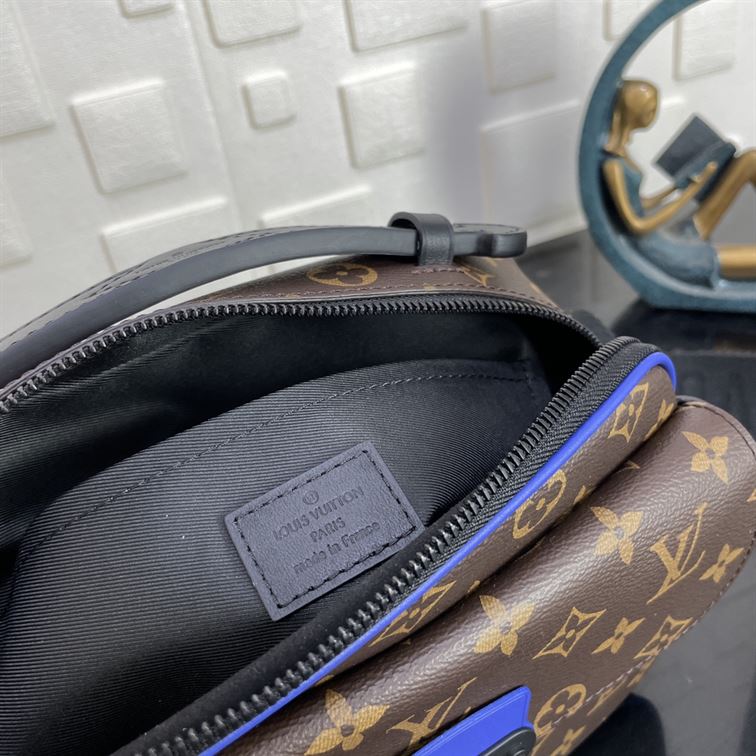 LOUIS VUITTON S LOCK MESSENGER MONOGRAM MACASSAR - LVB047