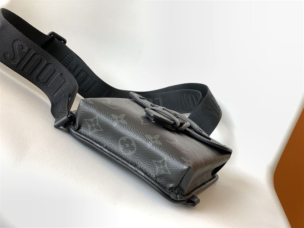 LOUIS VUITTON SAUMUR SLINGBAG MONOGRAM ECLIPSE COATED CANVAS - LVB010