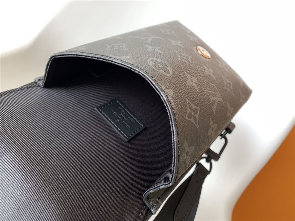 LOUIS VUITTON SAUMUR SLINGBAG MONOGRAM ECLIPSE COATED CANVAS - LVB010