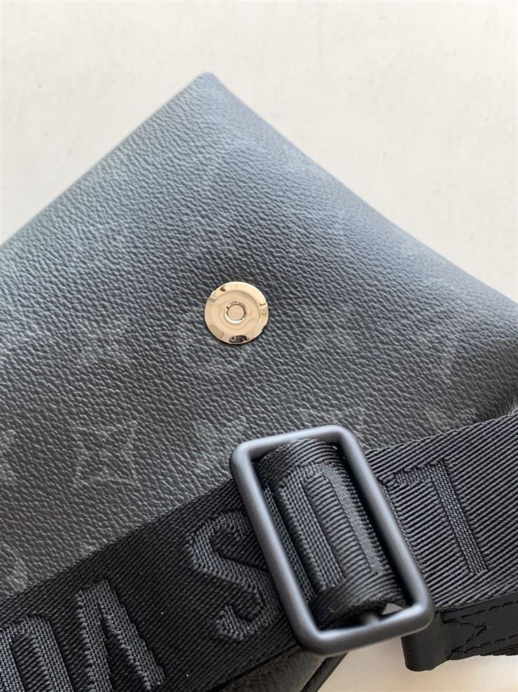 LOUIS VUITTON SAUMUR SLINGBAG MONOGRAM ECLIPSE COATED CANVAS - LVB010