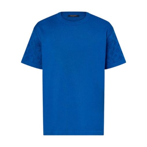 LOUIS VUITTON SHORT-SLEEVED SIGNATURE CREWNECK - LVTS069
