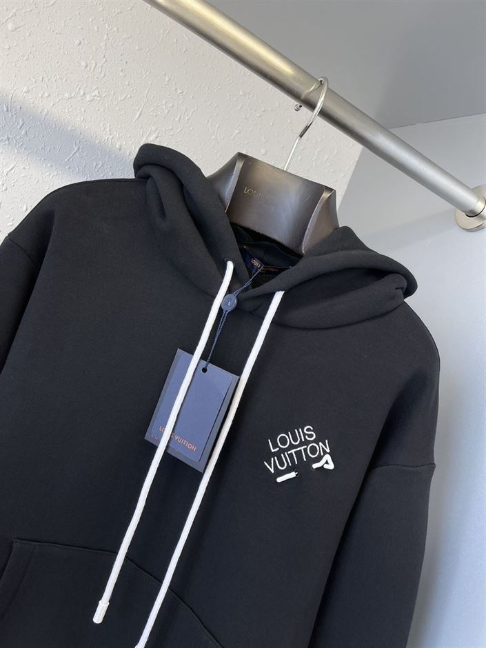 LOUIS VUITTON SIGNATURE HOODIE WITH EMBROIDERY - LVH041