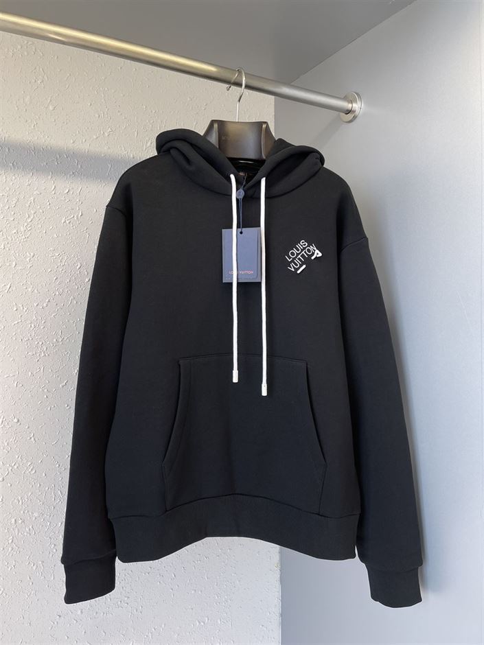 LOUIS VUITTON SIGNATURE HOODIE WITH EMBROIDERY - LVH041