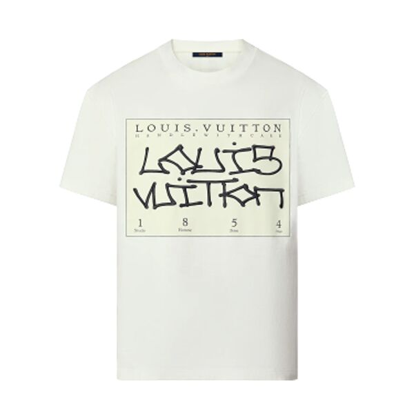 LOUIS VUITTON SIGNATURE PRINT T-SHIRT - LVTS046