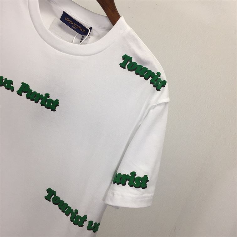 LOUIS VUITTON TOURIST AND PURIST PRINTED TEE IN WHITE - LVTS022