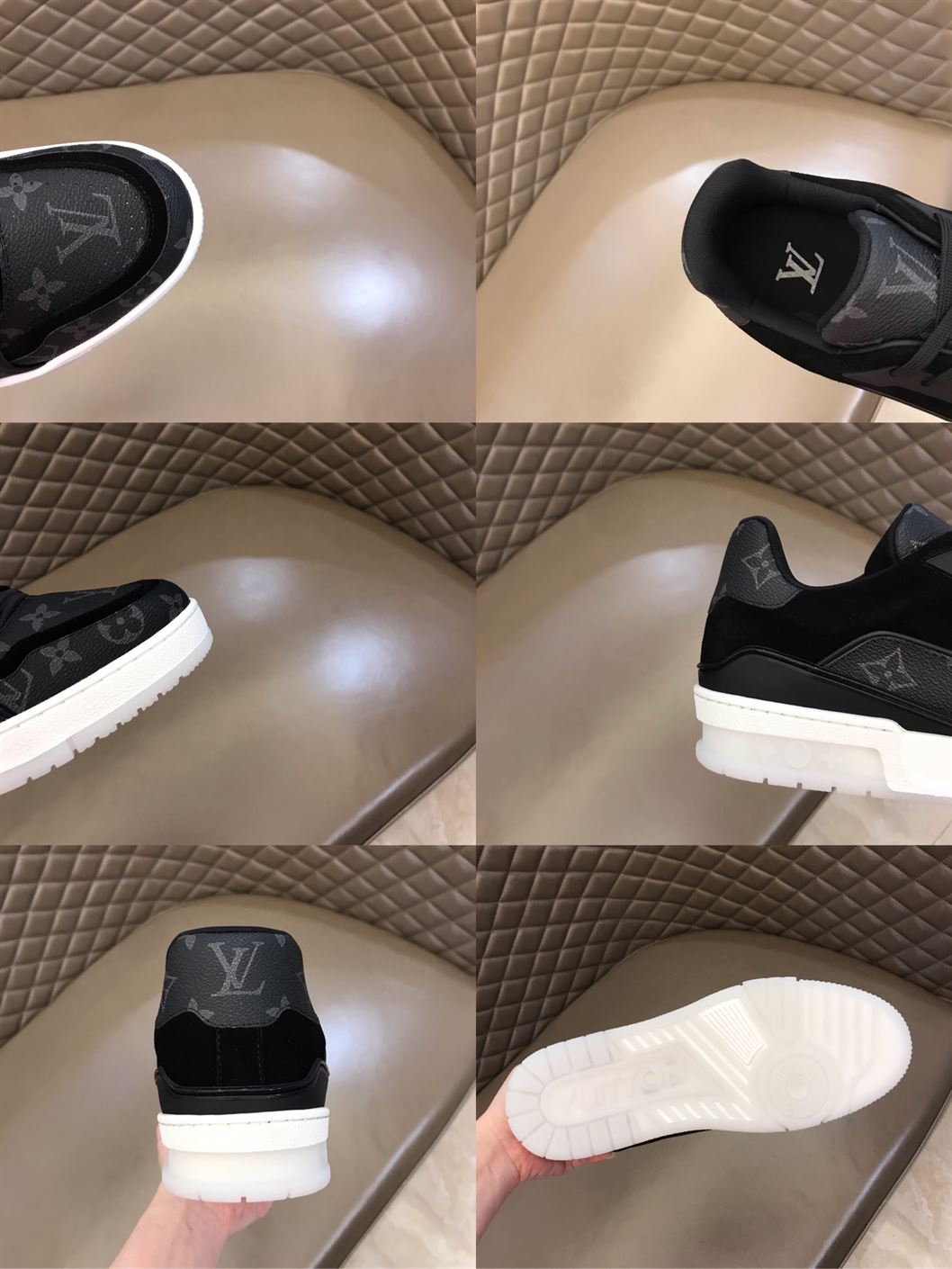 LOUIS VUITTON TRAINER BLACK MONOGRAM - LVS013