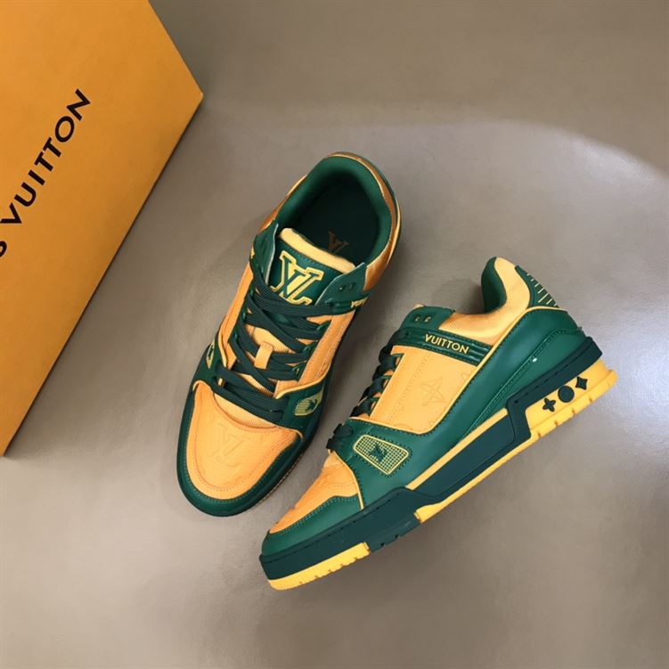 LOUIS VUITTON TRAINER VIRGIL ABLOH SNEAKERS IN GREEN - LVS049