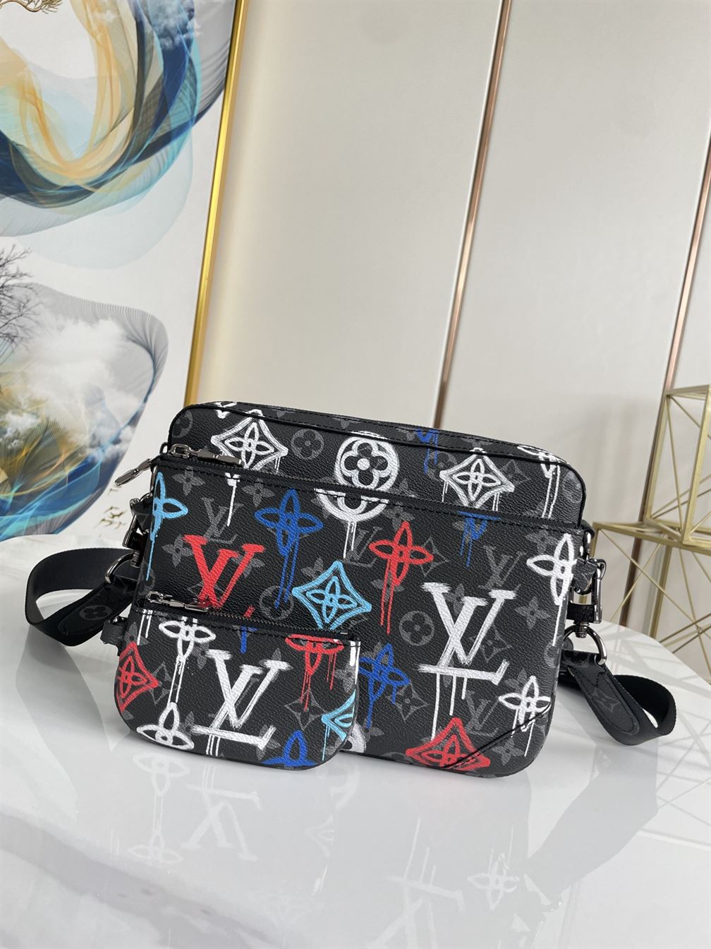 LOUIS VUITTON TRIO MESSENGER BAG - LVB066