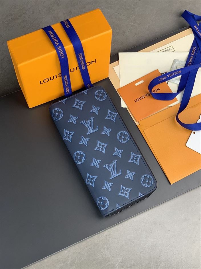 LOUIS VUITTON WALLET ORGANIZER BLUE