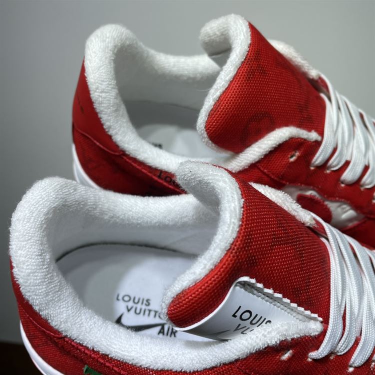 LOUIS VUITTON X NIKE AIR FORCE 1 LOW-TOP SNEAKERS - LVS133