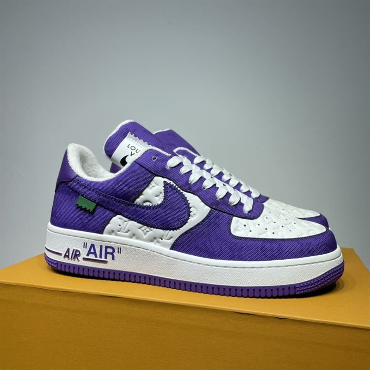 LOUIS VUITTON X NIKE AIR FORCE 1 LOW-TOP SNEAKERS - LVS138
