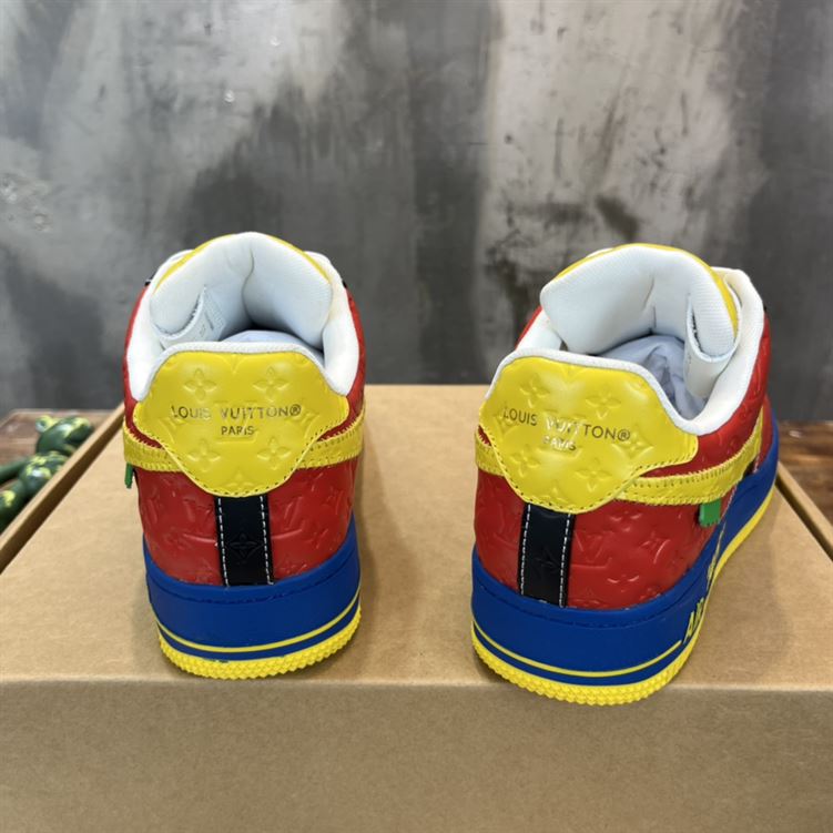 LOUIS VUITTON X NIKE AIR FORCE 1 LOW-TOP SNEAKERS IN MULTICOLOR - LVS118