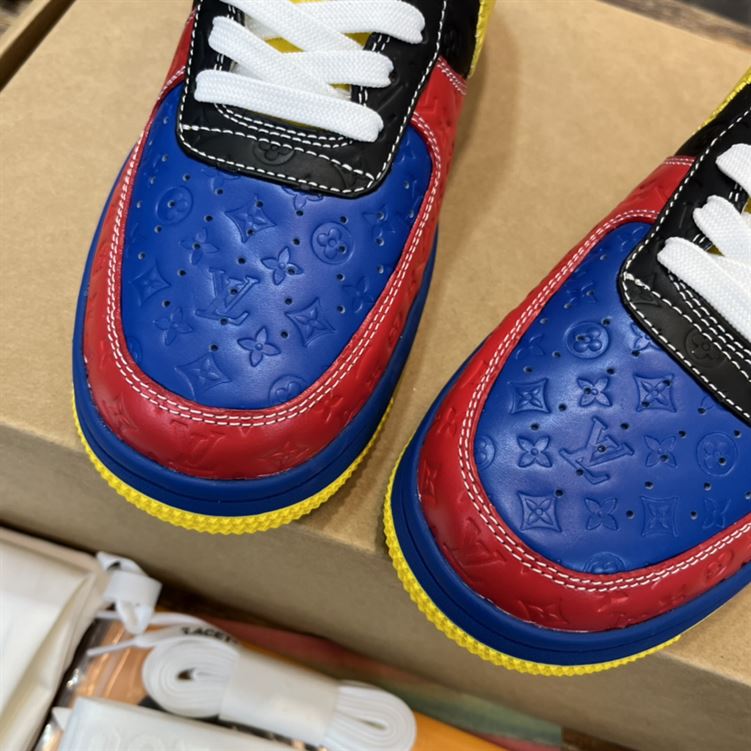 LOUIS VUITTON X NIKE AIR FORCE 1 LOW-TOP SNEAKERS IN MULTICOLOR - LVS118