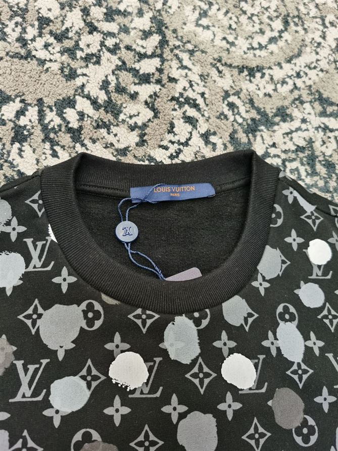 LOUIS VUITTON X YK PAINTED DOTS PRINTED CREWNECK - LVH030