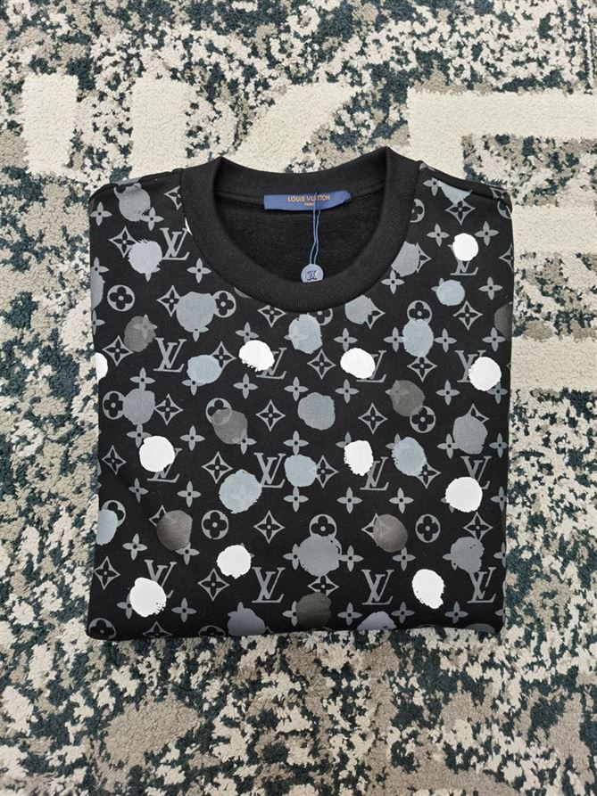 LOUIS VUITTON X YK PAINTED DOTS PRINTED CREWNECK - LVH030
