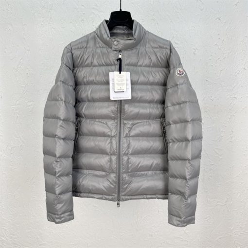 MONCLER ACORUS QUILTED DOWN JACKET IN GREY - MC058