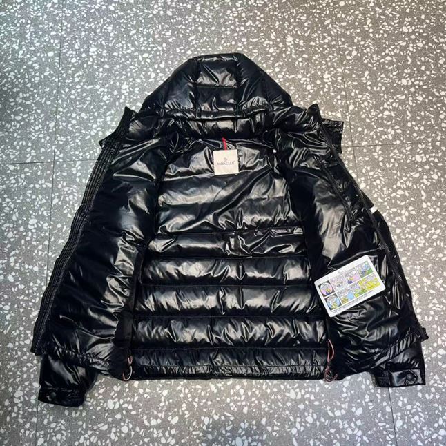 MONCLER BLACK DOWN SAULX PUFFER JACKET - MC025