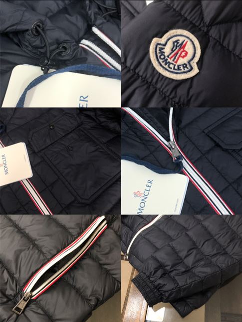 MONCLER BLACK PUFFER HOODED JACKET - MC071