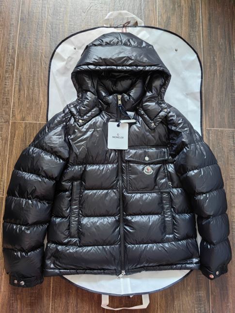 MONCLER BLACK WOLLASTONA DOWN JACKET - MC081