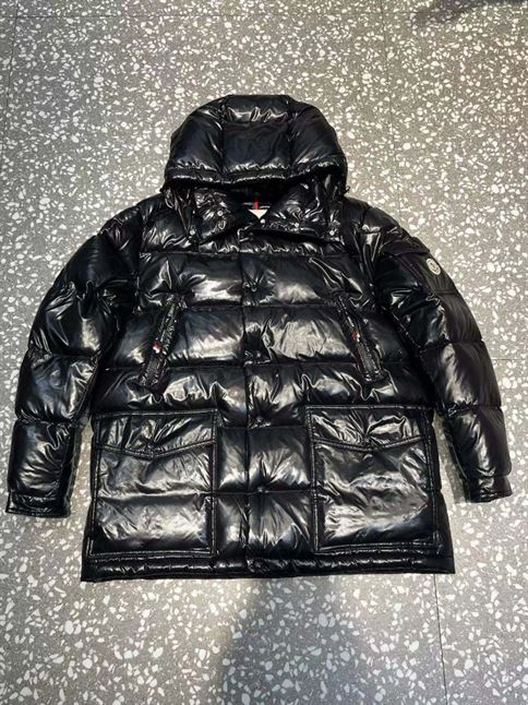 MONCLER CHIABLESE LONG PARKA JACKET IN BLACK - MC050