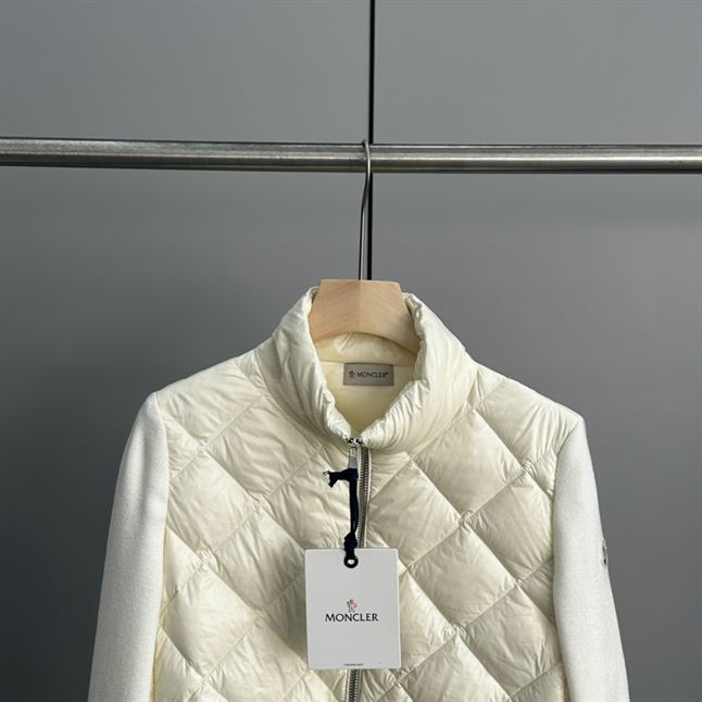 MONCLER DOWN PUFFER WOOL CARDIGAN - MC032