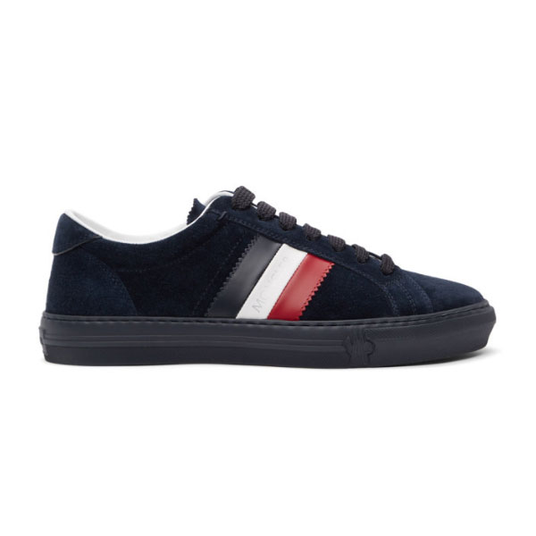 MONCLER NAVY SUEDE NEW MONACO SNEAKERS - MCS010