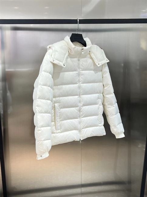 MONCLER WHITE DOWN SAULX PUFFER JACKET - MC026