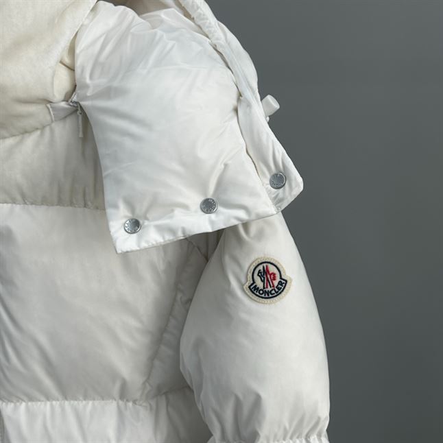 MONCLER WHITE POLYAMIDE MEANDRE JACKET - MC056