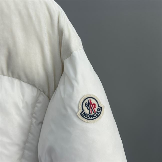 MONCLER WHITE POLYAMIDE MEANDRE JACKET - MC056