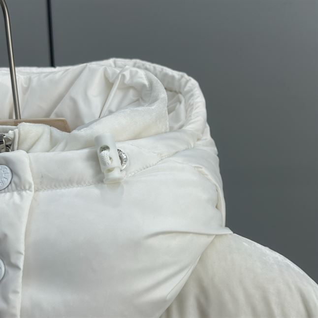 MONCLER WHITE POLYAMIDE MEANDRE JACKET - MC056