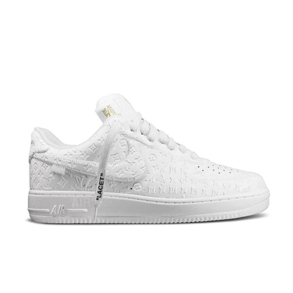 NIKE AIR FORCE 1 LOUIS VUITTON TRIPLE WHITE - LVS109
