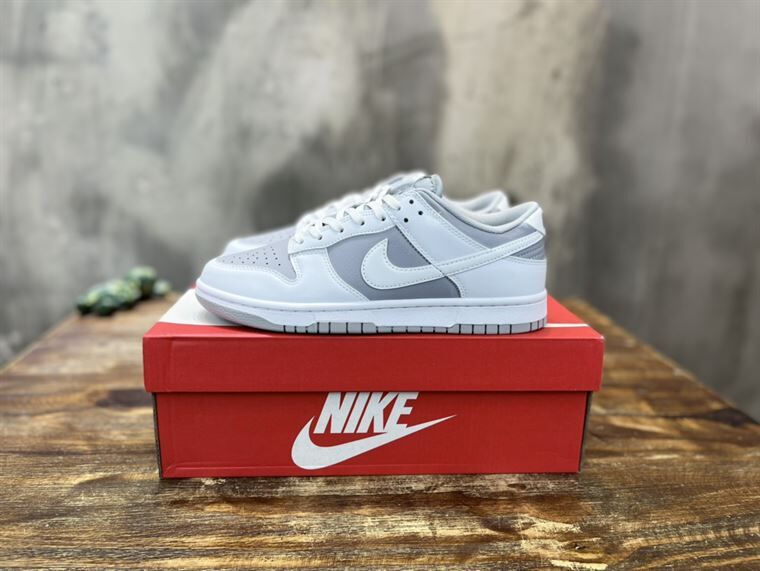 NIKE SB DUNK LOW RETRO WHITE GREY - NSN014
