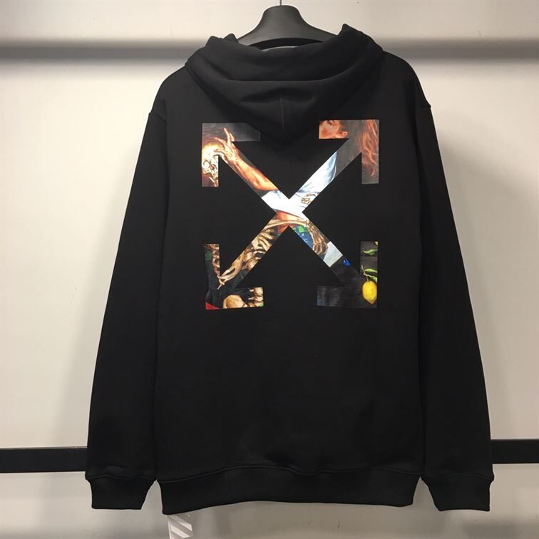 OFF-WHITE CARAVAGGIO ARROW HOODIE - OS004