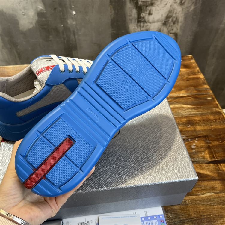 PRADA AMERICA'S CUP SOFT RUBBER AND BIKE FABRIC SNEAKERS - PRS043