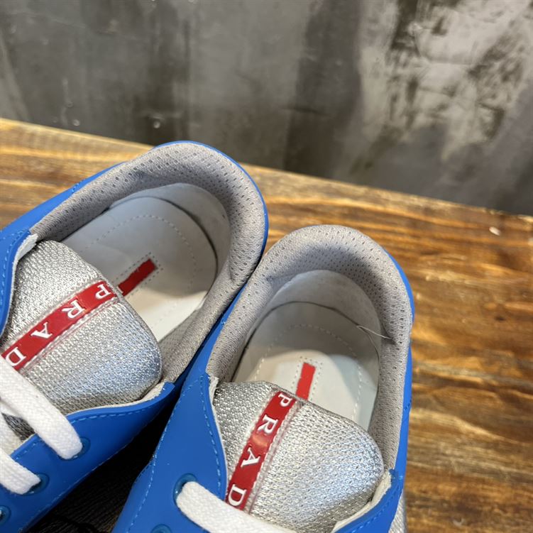 PRADA AMERICA'S CUP SOFT RUBBER AND BIKE FABRIC SNEAKERS - PRS043