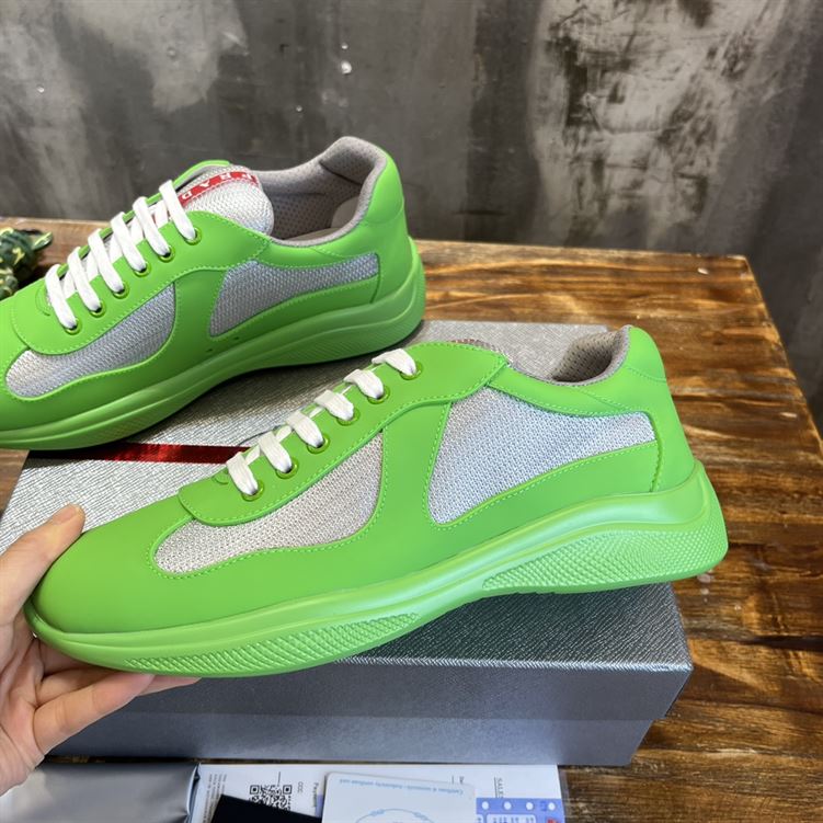 PRADA AMERICA'S CUP SOFT RUBBER AND BIKE FABRIC SNEAKERS - PRS047
