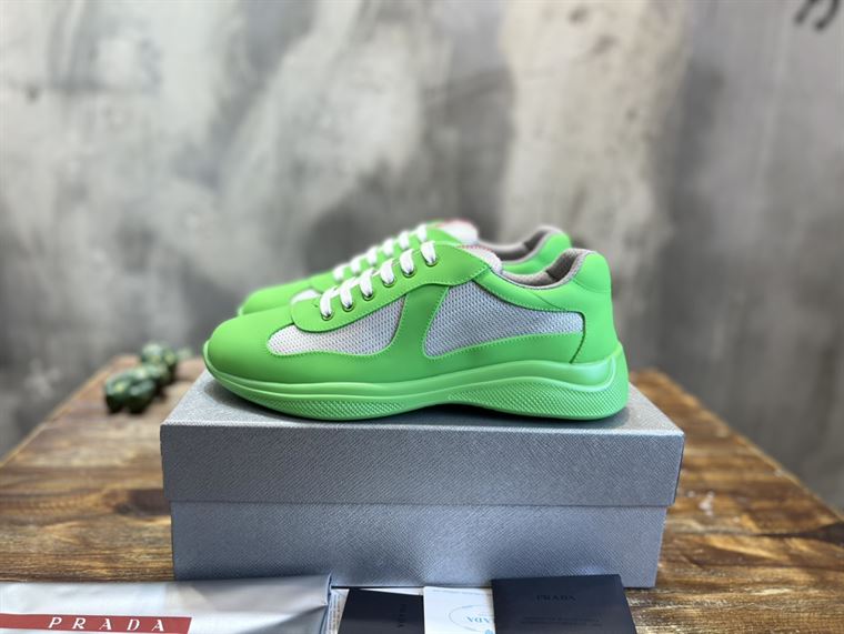 PRADA AMERICA'S CUP SOFT RUBBER AND BIKE FABRIC SNEAKERS - PRS047