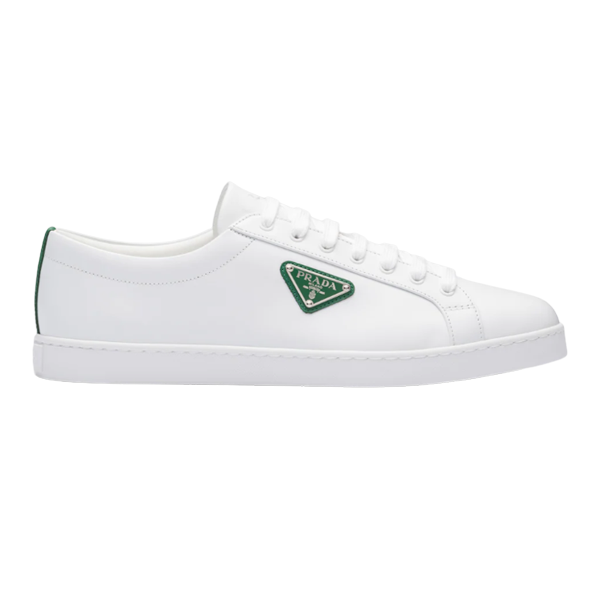 PRADA BRUSHED LEATHER SNEAKERS - PRS013