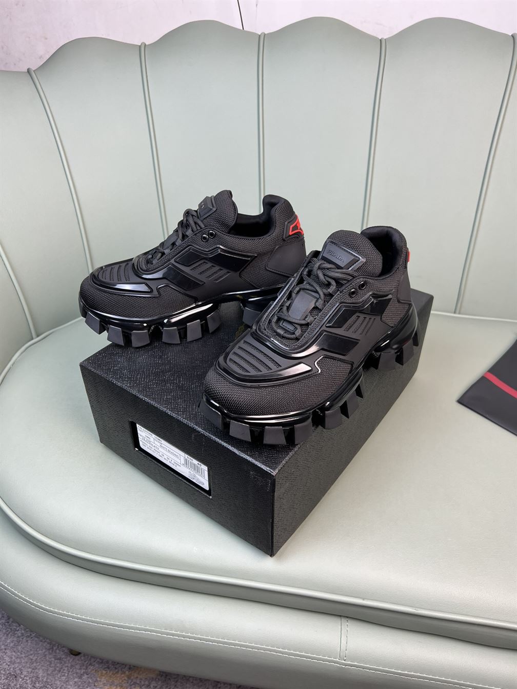 PRADA CLOUDBUST THUNDER TECHNICAL FABRIC SNEAKERS - PRS004