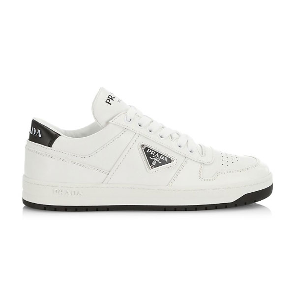 PRADA DOWNTOWN LEATHER SNEAKERS - PRS053