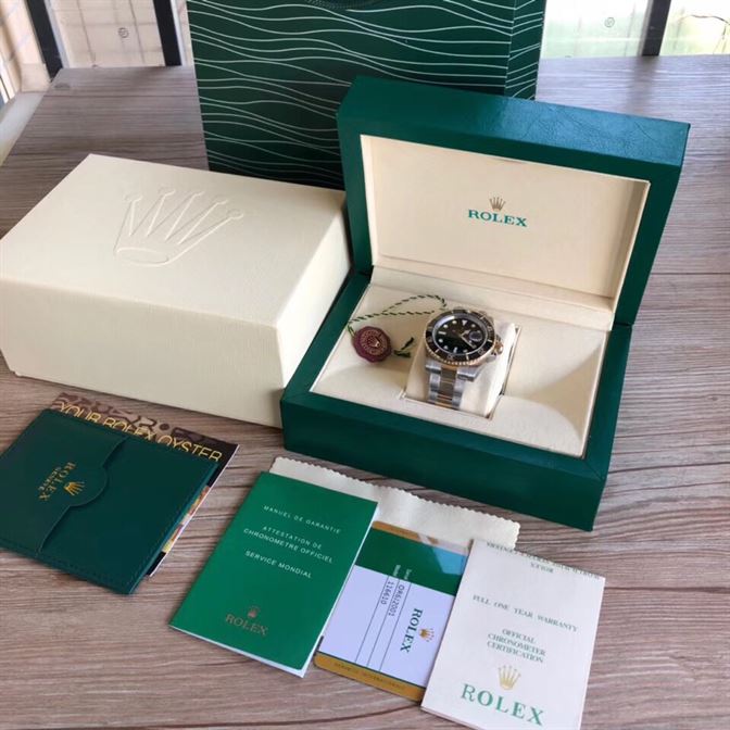 ROLEX SUBMARINER DATE BLACK DIAL 41MM WATCH