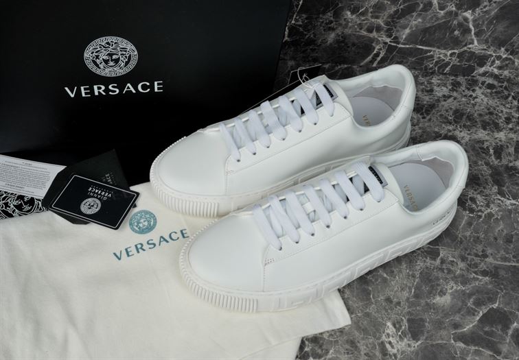 VERSACE GRECA SNEAKERS IN WHITE - VSS013
