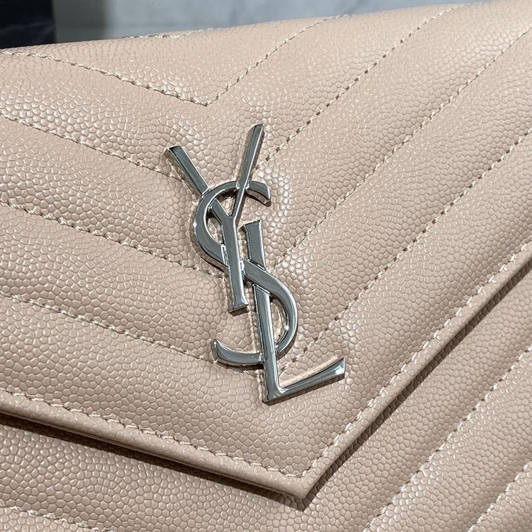 YSL CASSANDRE MATELASSÉ CHAIN WALLET