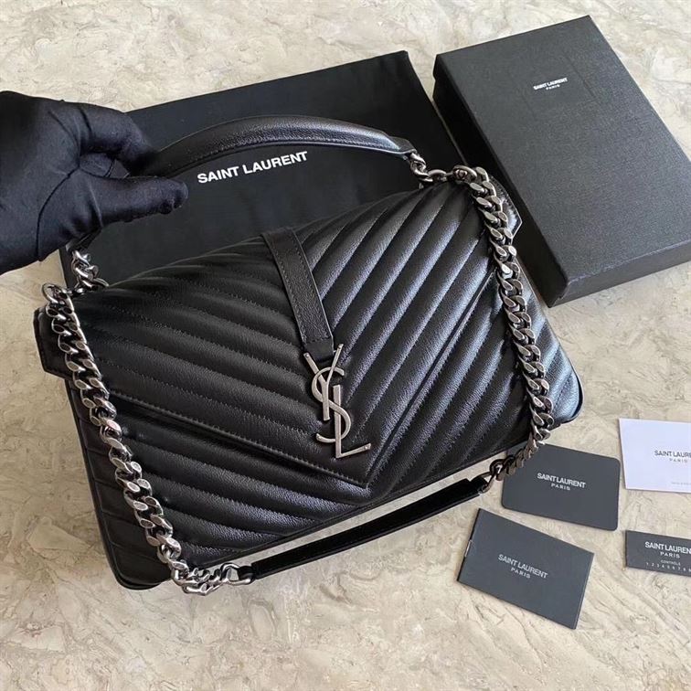 YSL COLLEGE BLACK BAG