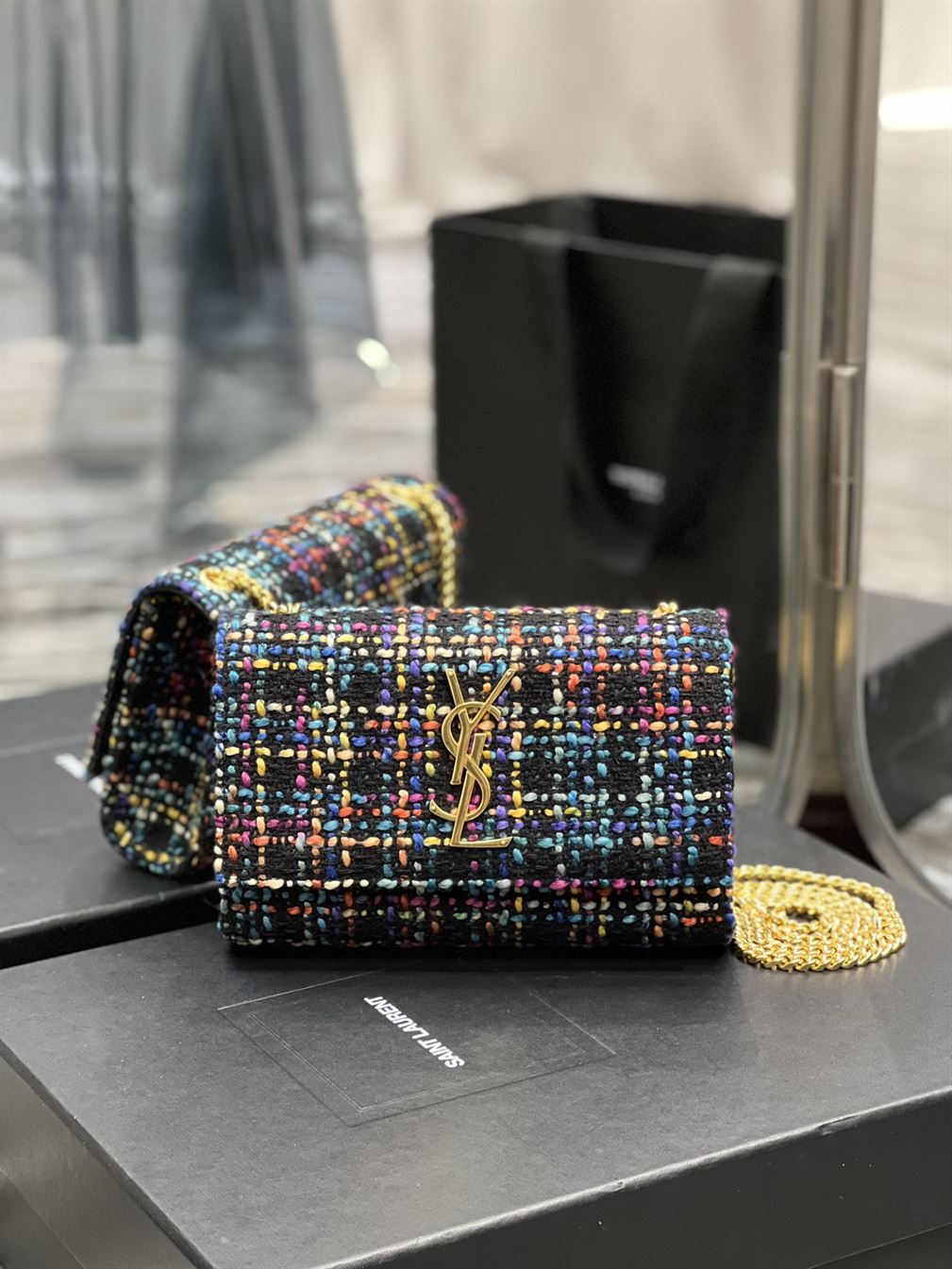 YSL LOULOU Nero & Multicolor Bag