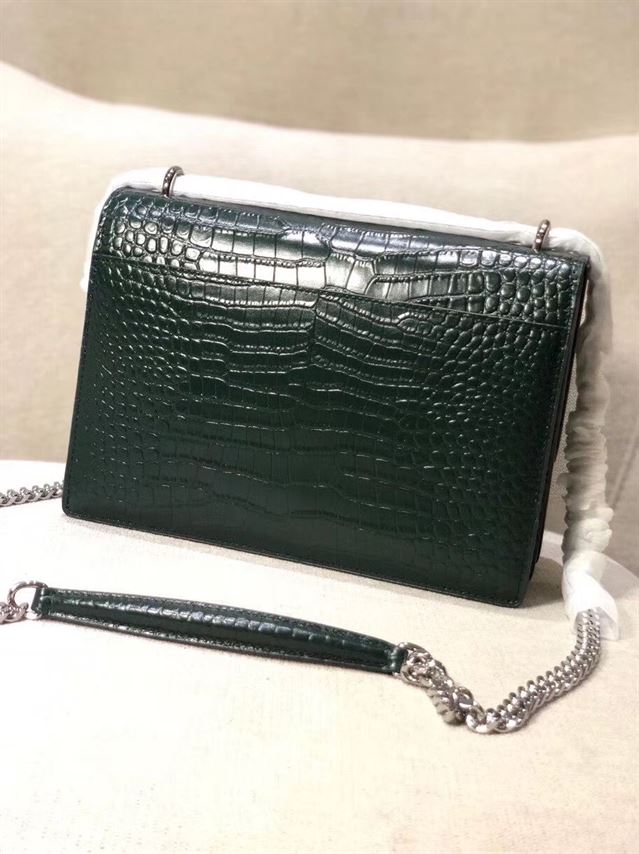 YSL SUNSET MOSS GREEN BAG
