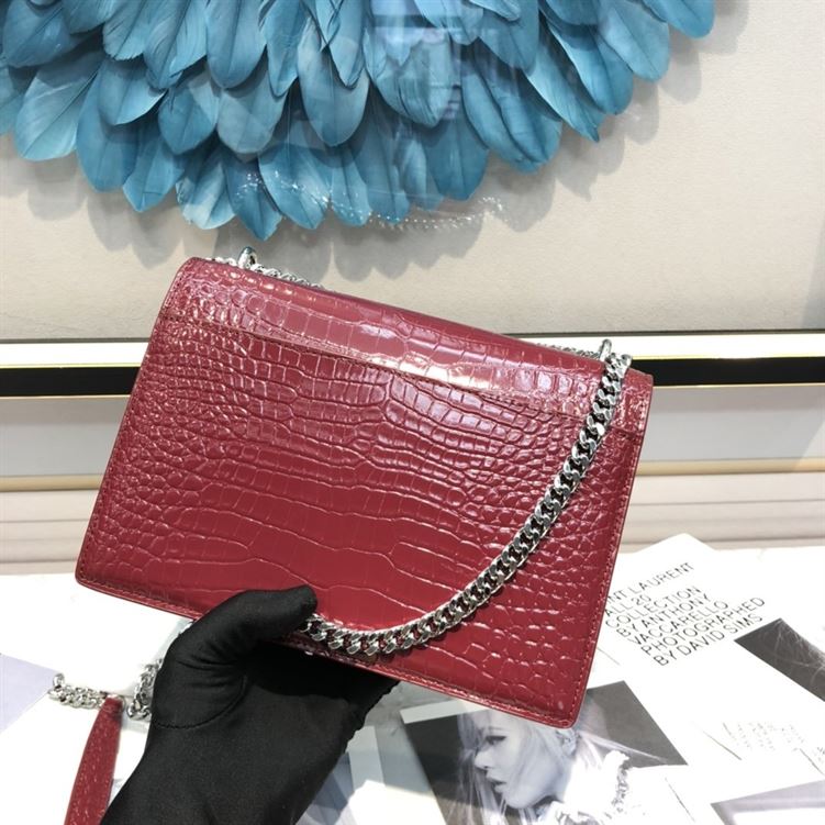 YSL SUNSET RED BAG